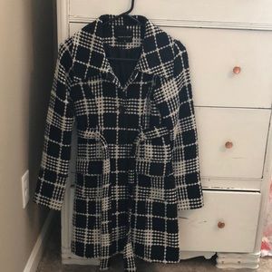 Black and white jacket